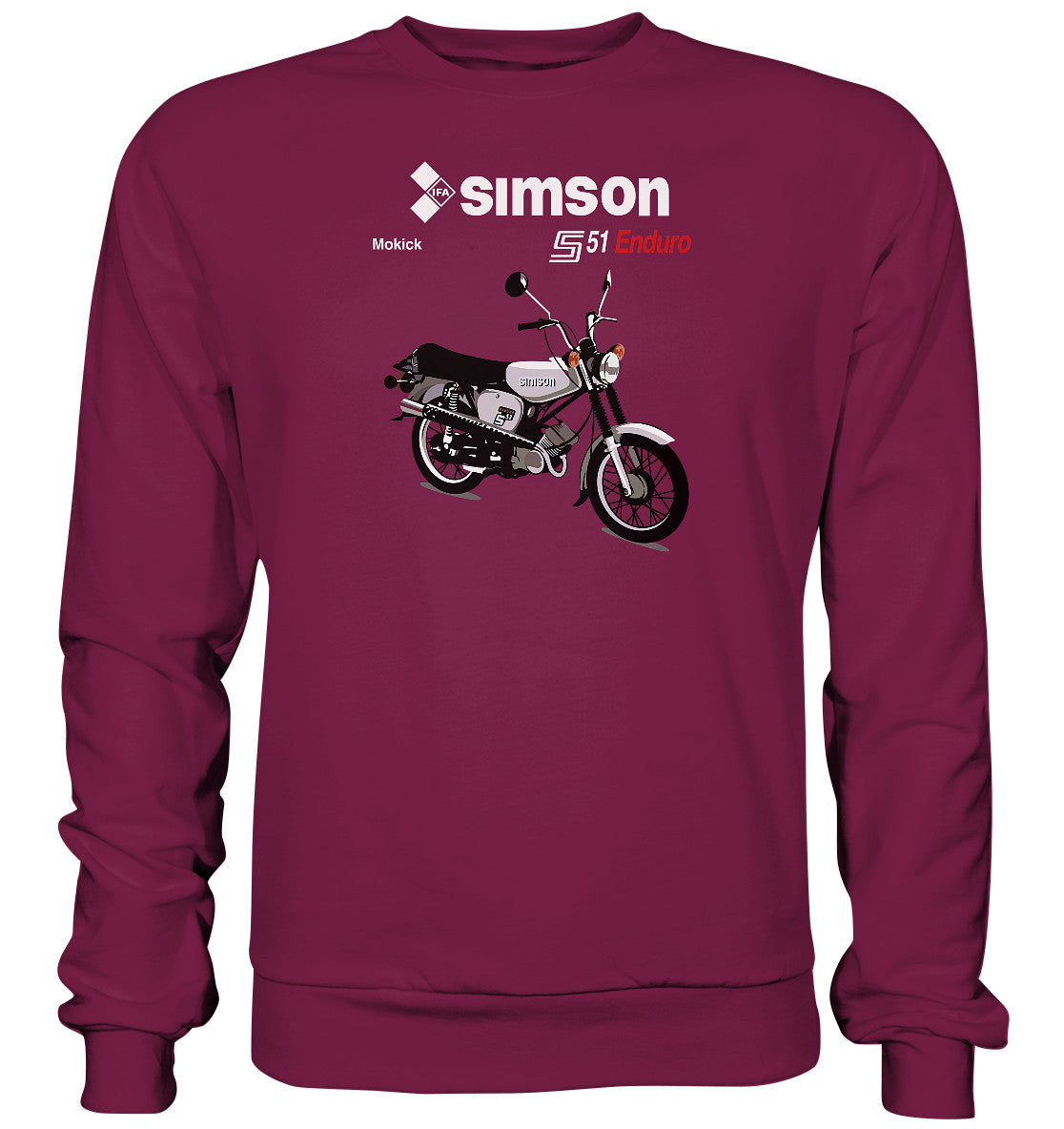 PULLOVER UNISEX • SIMSON ENDURO - ORIGINAL PROSPEKT