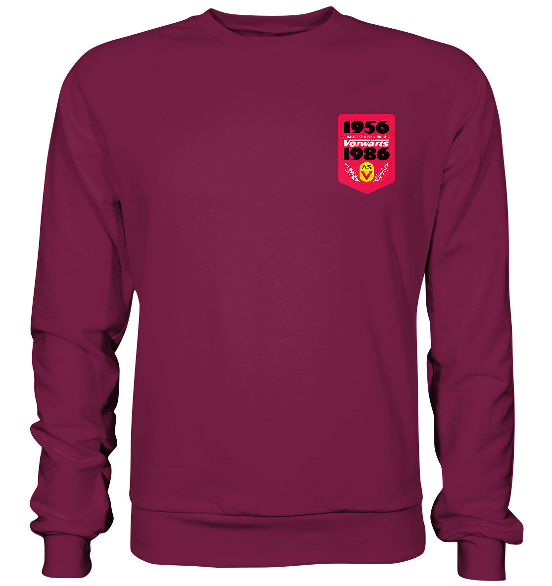 PULLOVER UNISEX • ARMEESPORTVEREINIGUNG VORWÄRTS 1956-1986, BRUST BADGE