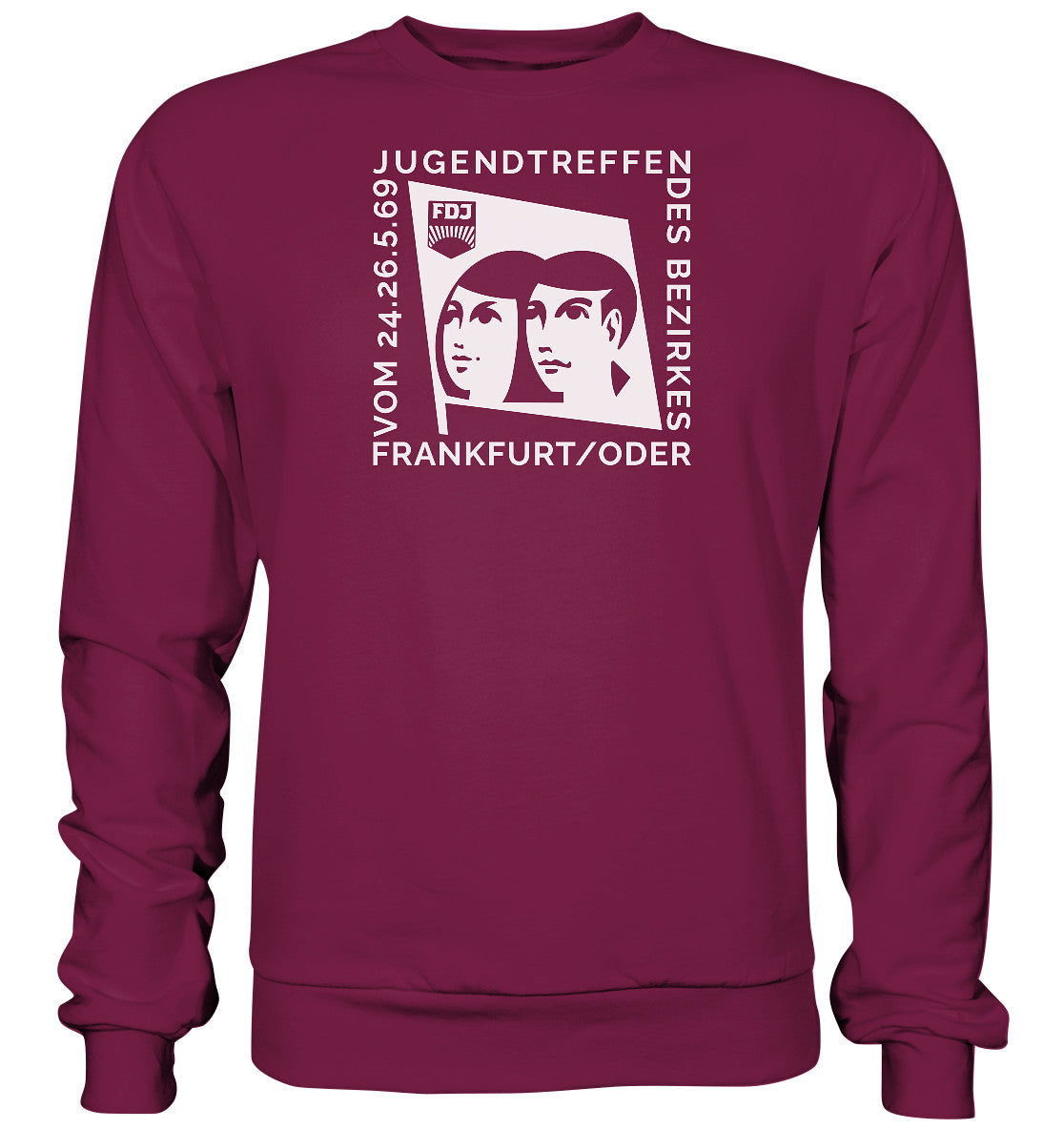 PULLOVER UNISEX • FDJ JUGENDTREFFEN FRANKFURT ODER - 1969