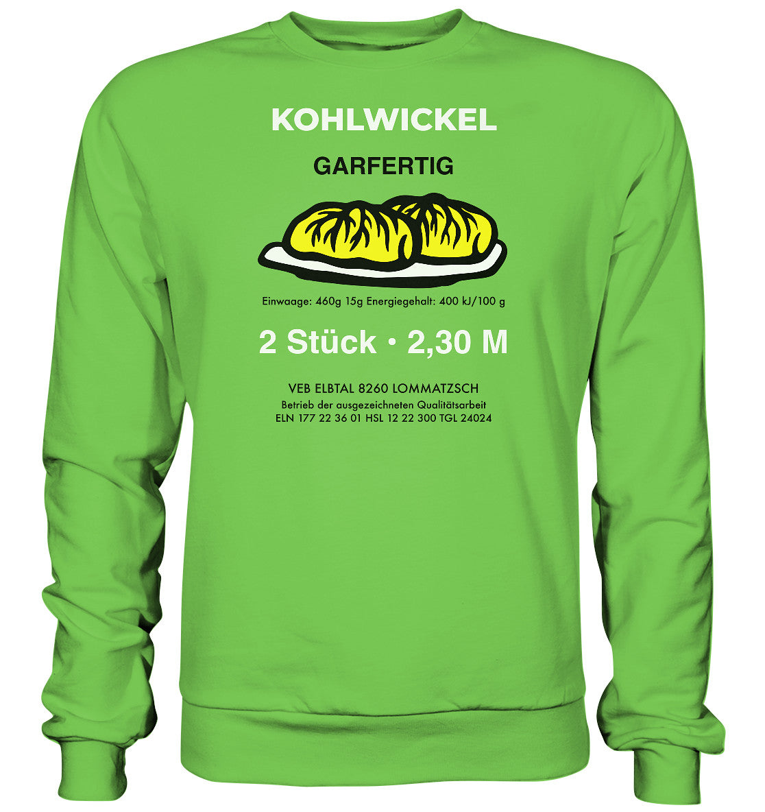 PULLOVER UNISEX • ELBTAL KOHLWICKEL - Basic Sweatshirt