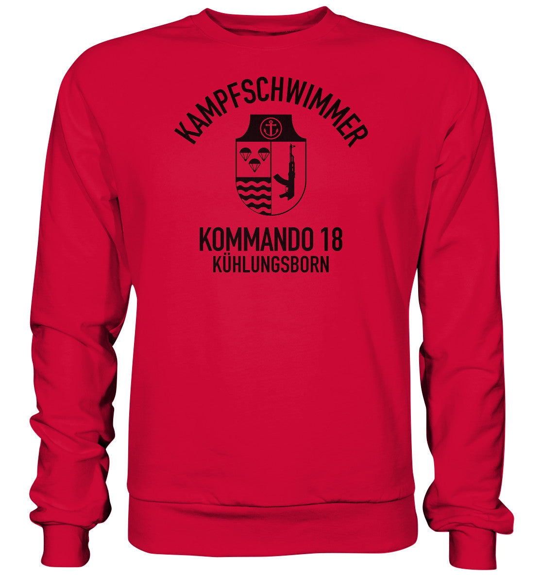 PULLOVER UNISEX •  DDR KAMPFSCHWIMMER KÜHLUNGSBORN - hell