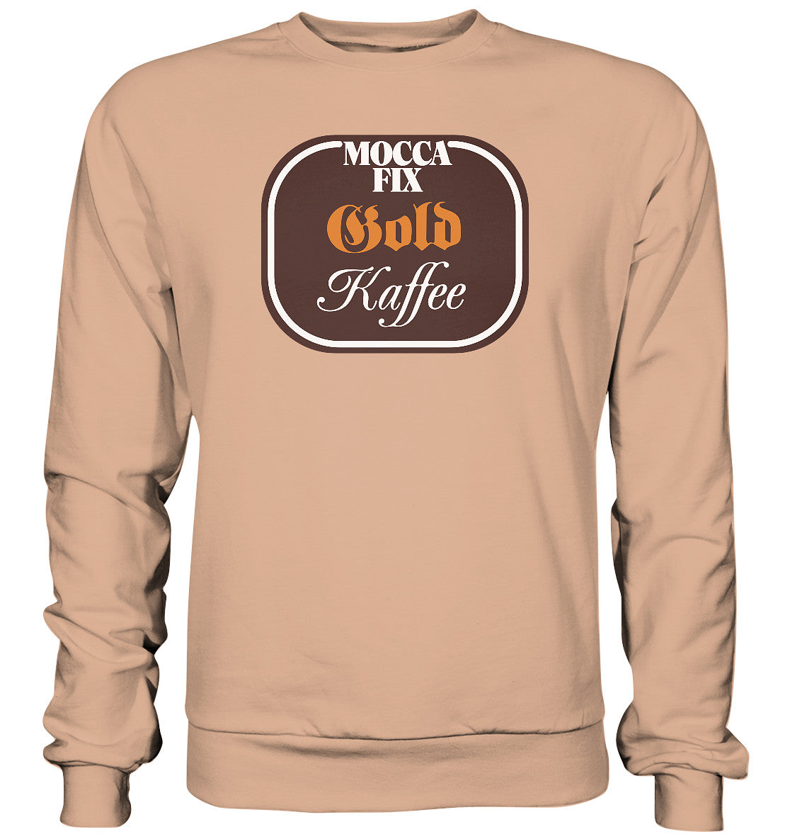 PULLOVER UNISEX • MOCCA FIX GOLD KAFFEE