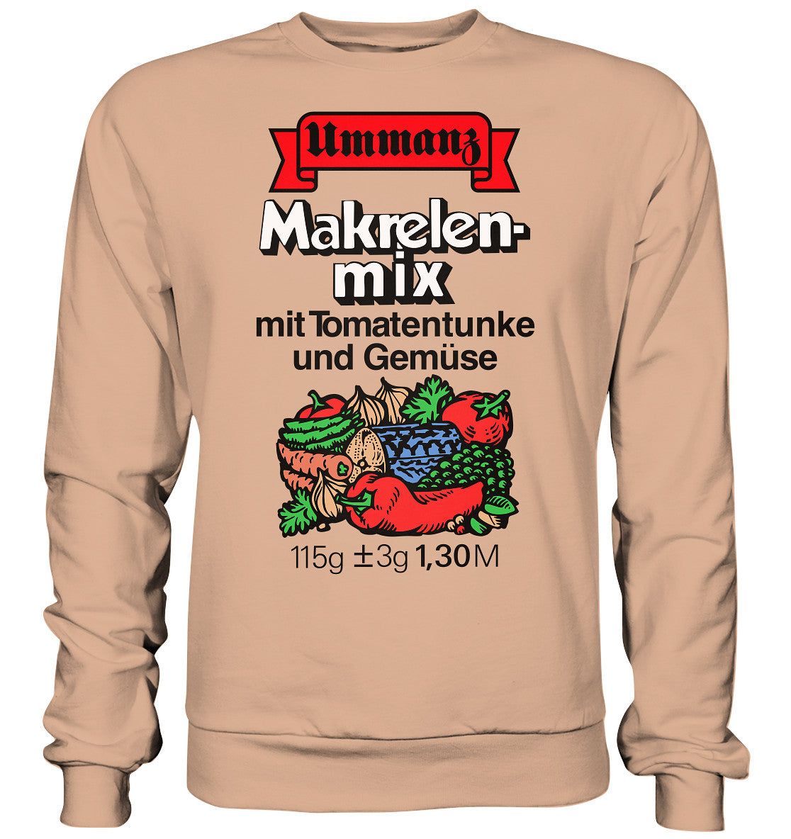 PULLOVER UNISEX • UMMANZ - MAKRELENMIX