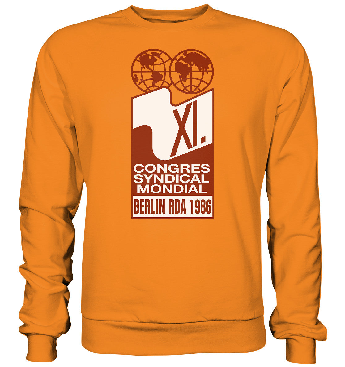 PULLOVER UNISEX • KONGRESS DES WELTGEWERKSCHAFTSBUNDES 1986