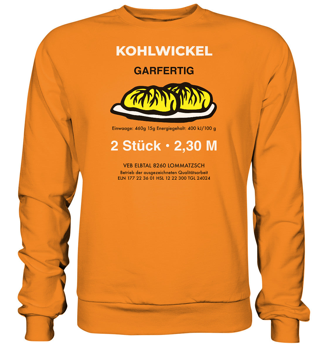 PULLOVER UNISEX • ELBTAL KOHLWICKEL - Basic Sweatshirt