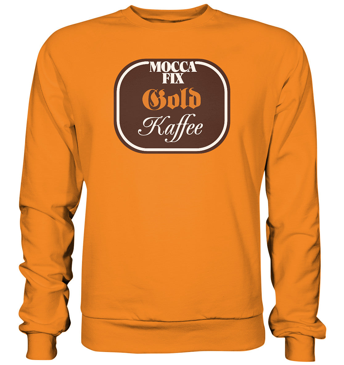 PULLOVER UNISEX • MOCCA FIX GOLD KAFFEE