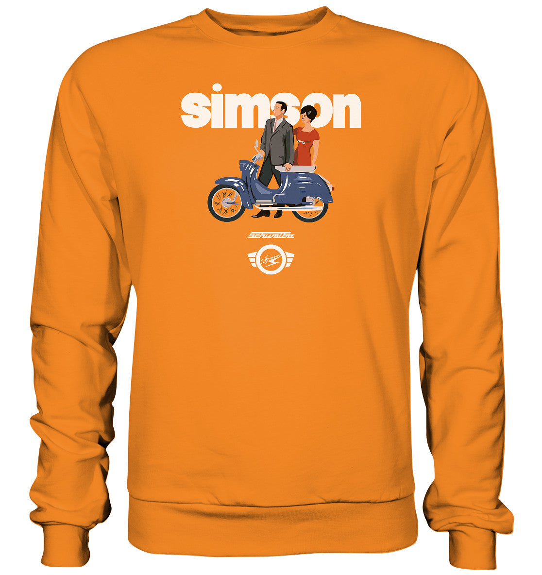 PULLOVER UNISEX • SIMSON SCHWALBE - ORIGINAL WERBUNG 1964