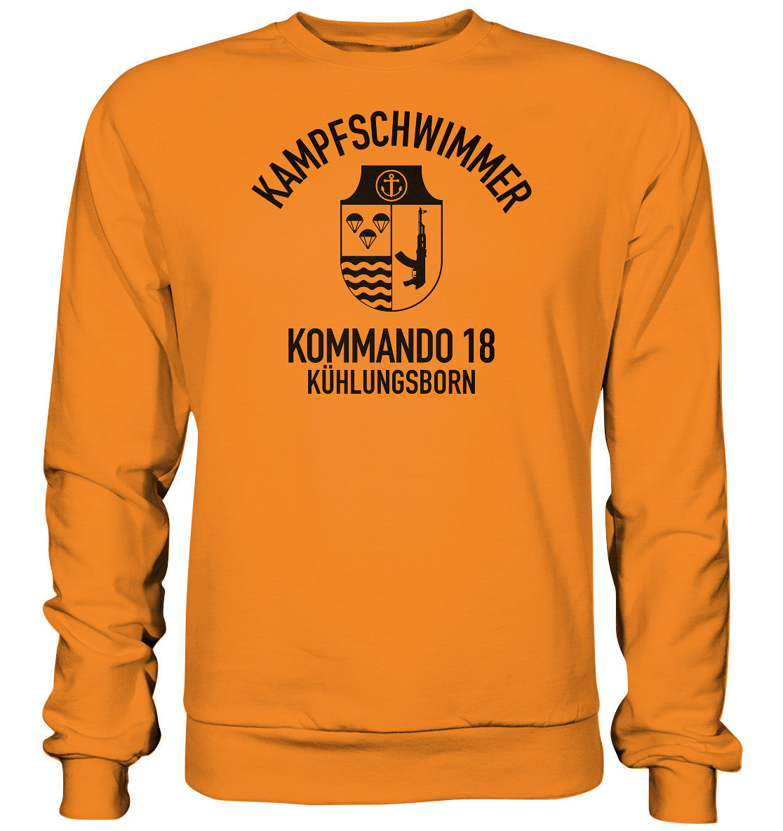 PULLOVER UNISEX •  DDR KAMPFSCHWIMMER KÜHLUNGSBORN - hell