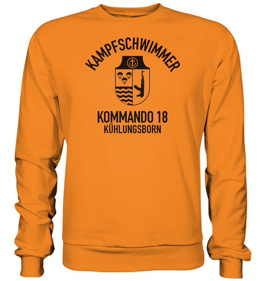 PULLOVER UNISEX •  DDR KAMPFSCHWIMMER KÜHLUNGSBORN - hell