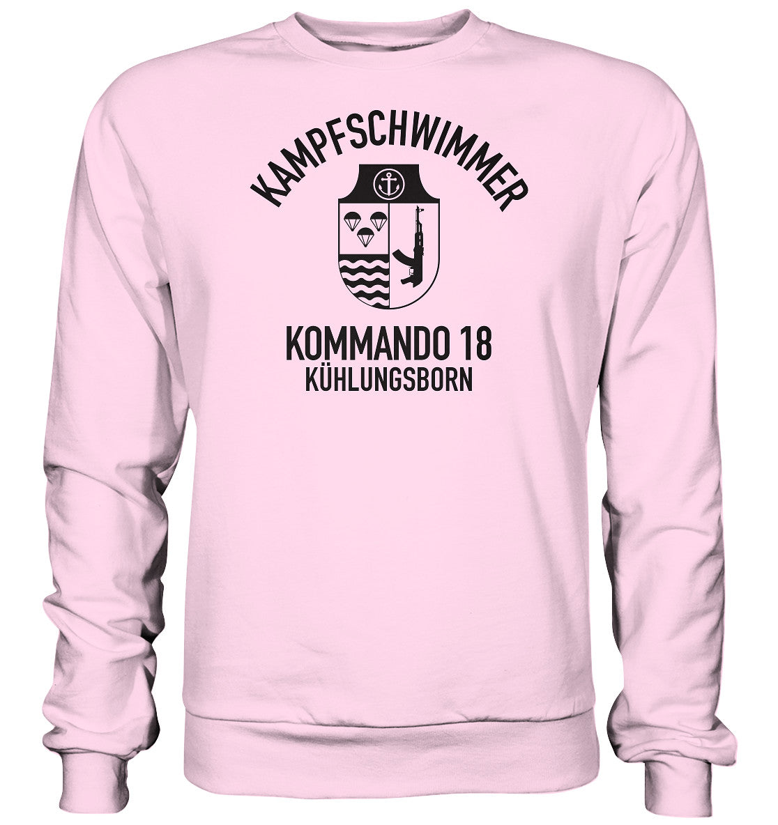 PULLOVER UNISEX •  DDR KAMPFSCHWIMMER KÜHLUNGSBORN - hell