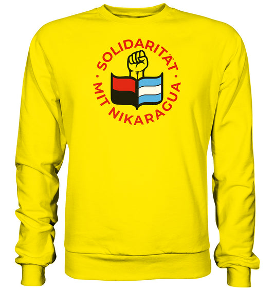 PULLOVER UNISEX • SOLIDARITÄT MIT NIKARAGUA