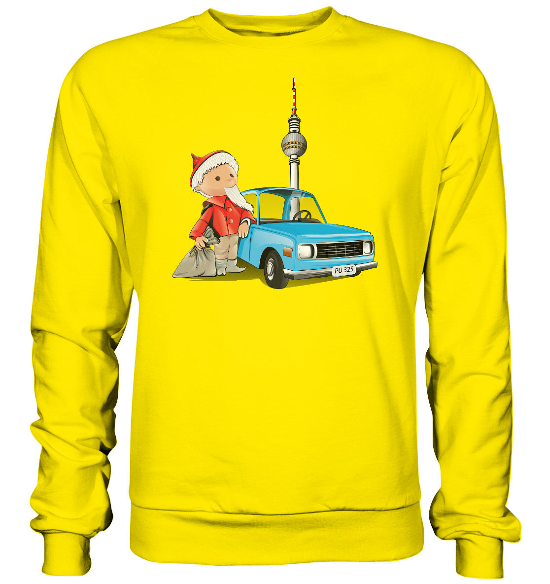 PULLOVER UNISEX • UNSER SANDMÄNNCHEN - MIT WARTBURG IN BERLIN (PU-325)