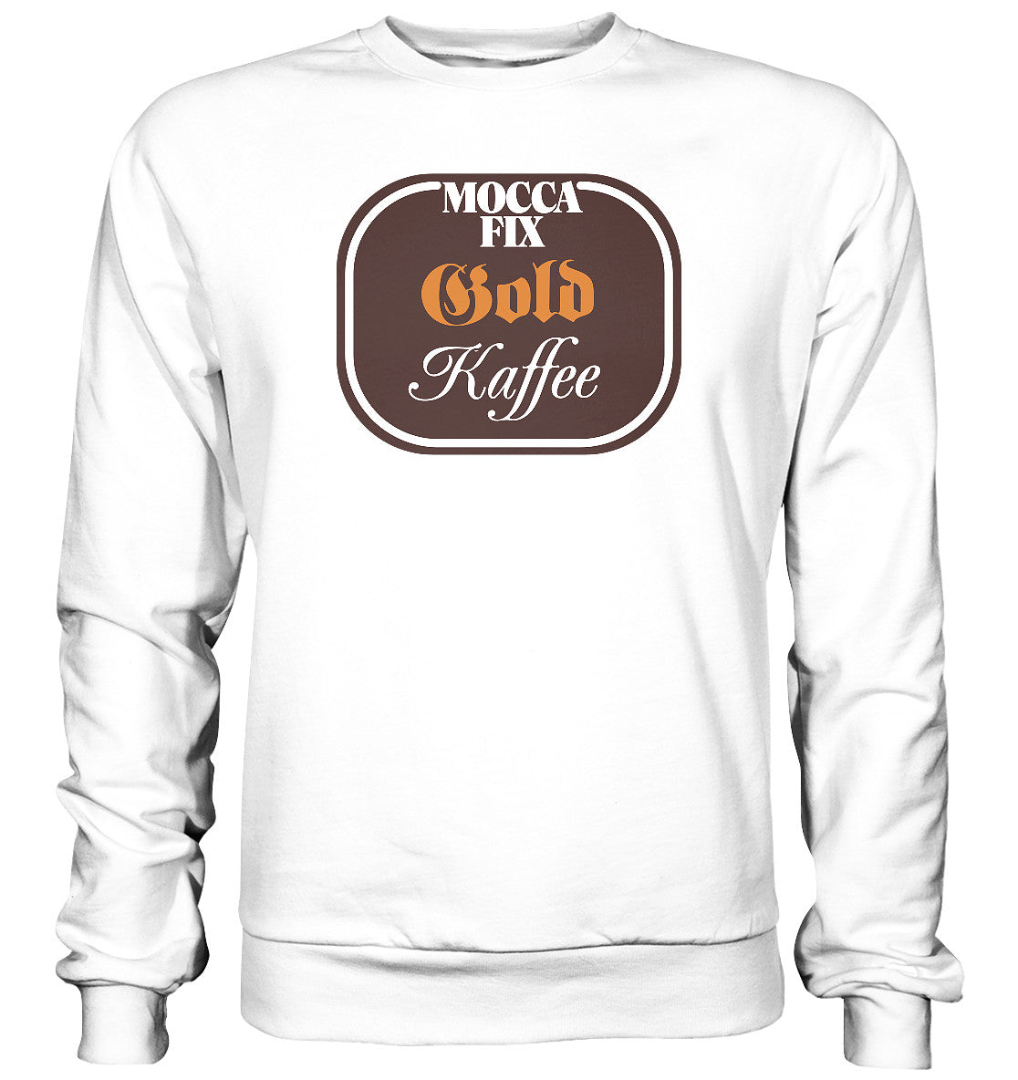 PULLOVER UNISEX • MOCCA FIX GOLD KAFFEE