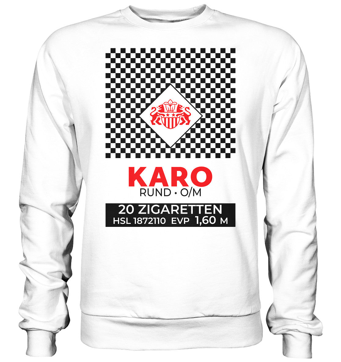 PULLOVER UNISEX • KARO ZIGARETTEN