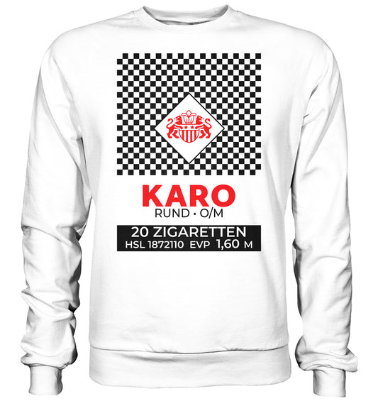 PULLOVER UNISEX • KARO ZIGARETTEN