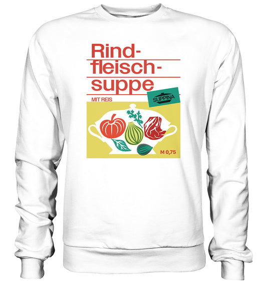 PULLOVER UNISEX •  RINDFLEISCHSUPPE SUPPINA