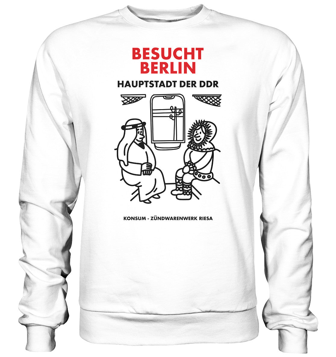 PULLOVER UNISEX • RIESA STREICHHÖLZER - BESUCHT BERLIN