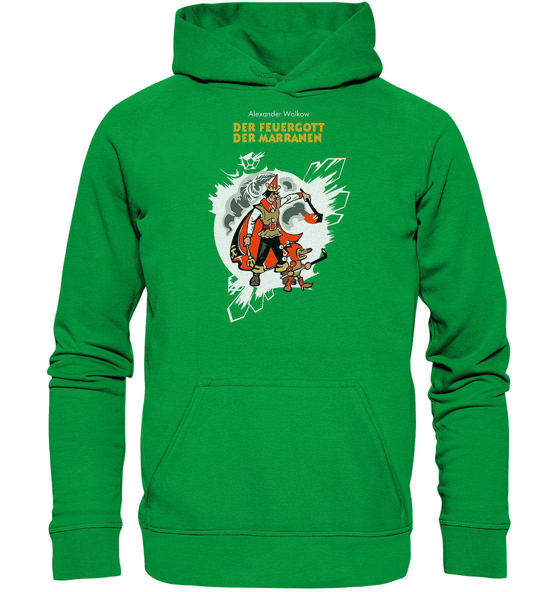 PREMIUM HOODIE UNISEX • WOLKOW - DER FEUERGOTT DER MARRANEN