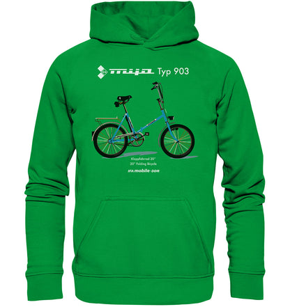 PREMIUM HOODIE UNISEX • MIFA KLAPPRAD TYP 903 - ORIGINAL WERBUNG