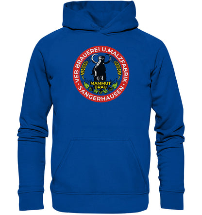 PREMIUM HOODIE UNISEX • VEB BRAUEREI SANGERHAUSEN - MAMMUT BRÄU