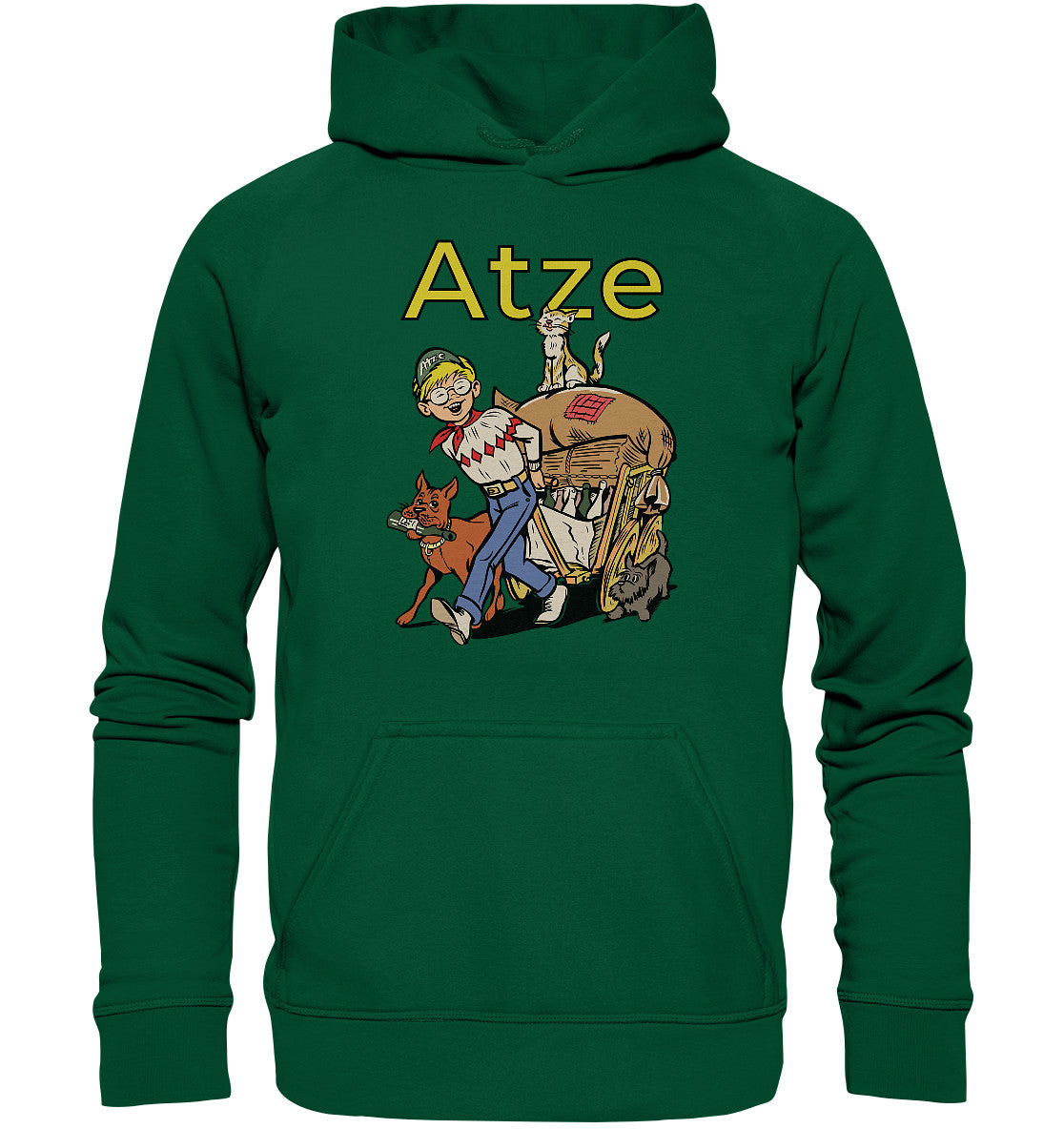 PREMIUM HOODIE UNISEX • ATZE - TITEL ALTSTOFFE