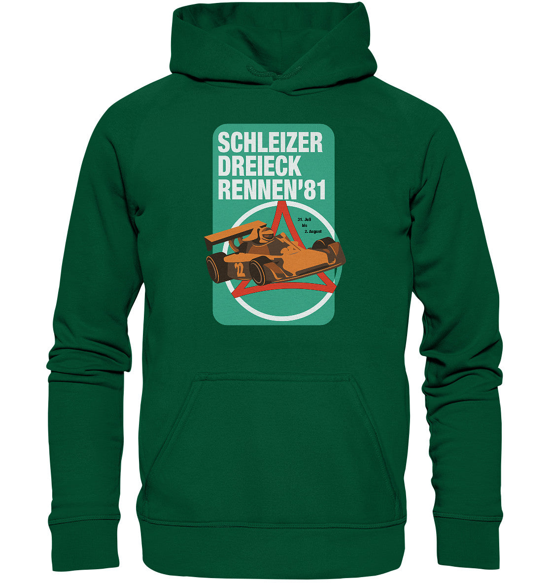 PREMIUM HOODIE UNISEX • SCHLEIZER DREIECK-RENNEN 1981