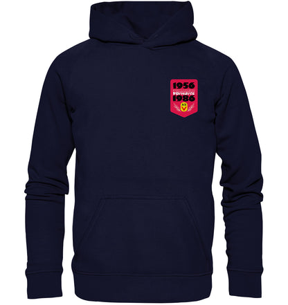 PREMIUM HOODIE UNISEX • ARMEESPORTVEREINIGUNG VORWÄRTS 1956-1986, BRUST BADGE