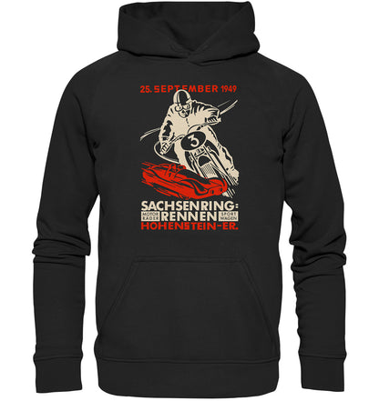 PREMIUM HOODIE UNISEX • SACHSENRING-RENNEN 1949