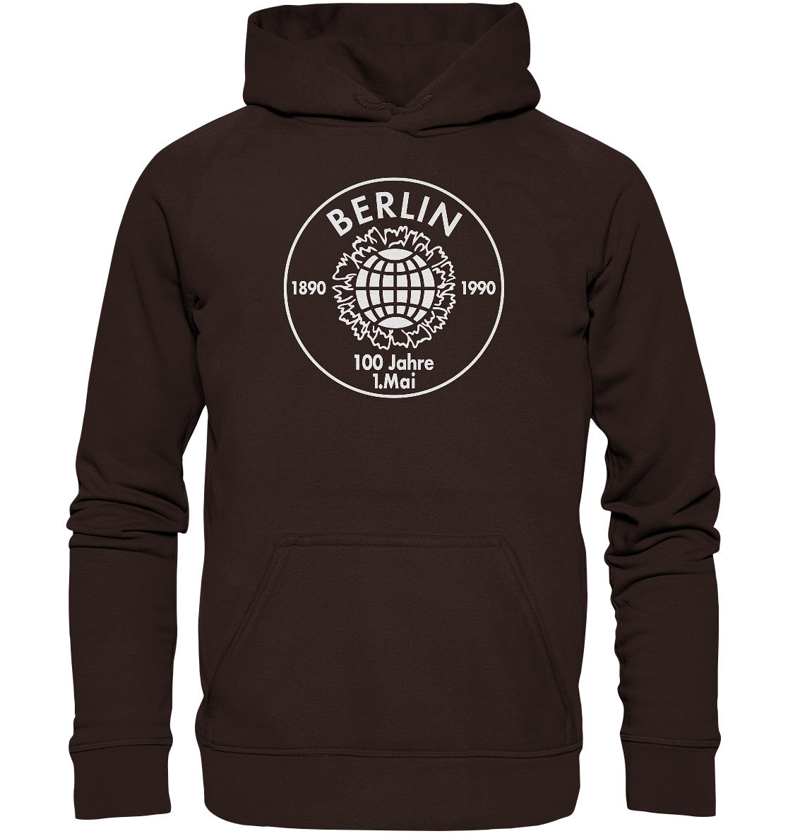 PREMIUM HOODIE UNISEX • BERLIN - 100 JAHRE 1. MAI - 1990