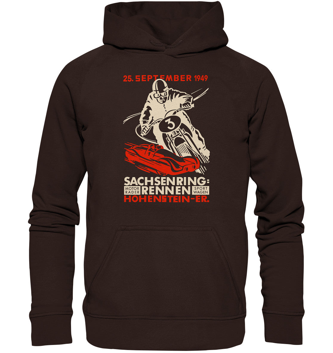 PREMIUM HOODIE UNISEX • SACHSENRING-RENNEN 1949