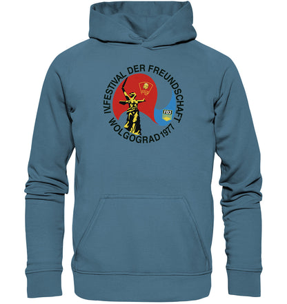 PREMIUM HOODIE UNISEX • FESTIVAL DER FREUNDSCHAFT - WOLGOGRAD 1977