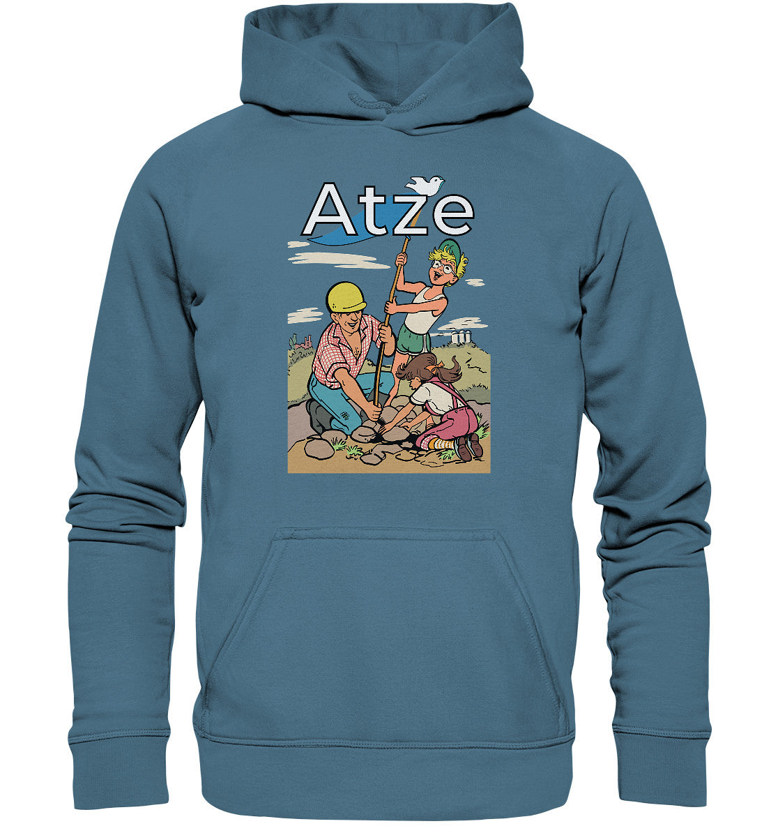 PREMIUM HOODIE UNISEX • ATZE - TITEL FRIEDENSFLAGGE