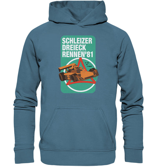 PREMIUM HOODIE UNISEX • SCHLEIZER DREIECK-RENNEN 1981