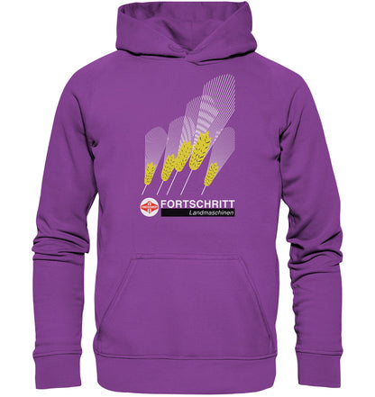 PREMIUM HOODIE UNISEX • FORTSCHRITT LANDMASCHINEN - PLAKATMOTIV