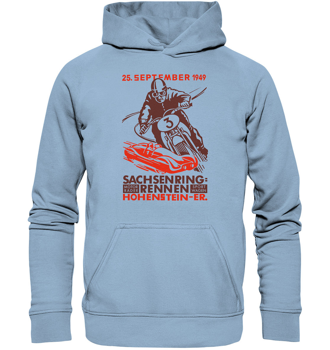 PREMIUM HOODIE UNISEX • SACHSENRING-RENNEN 1949