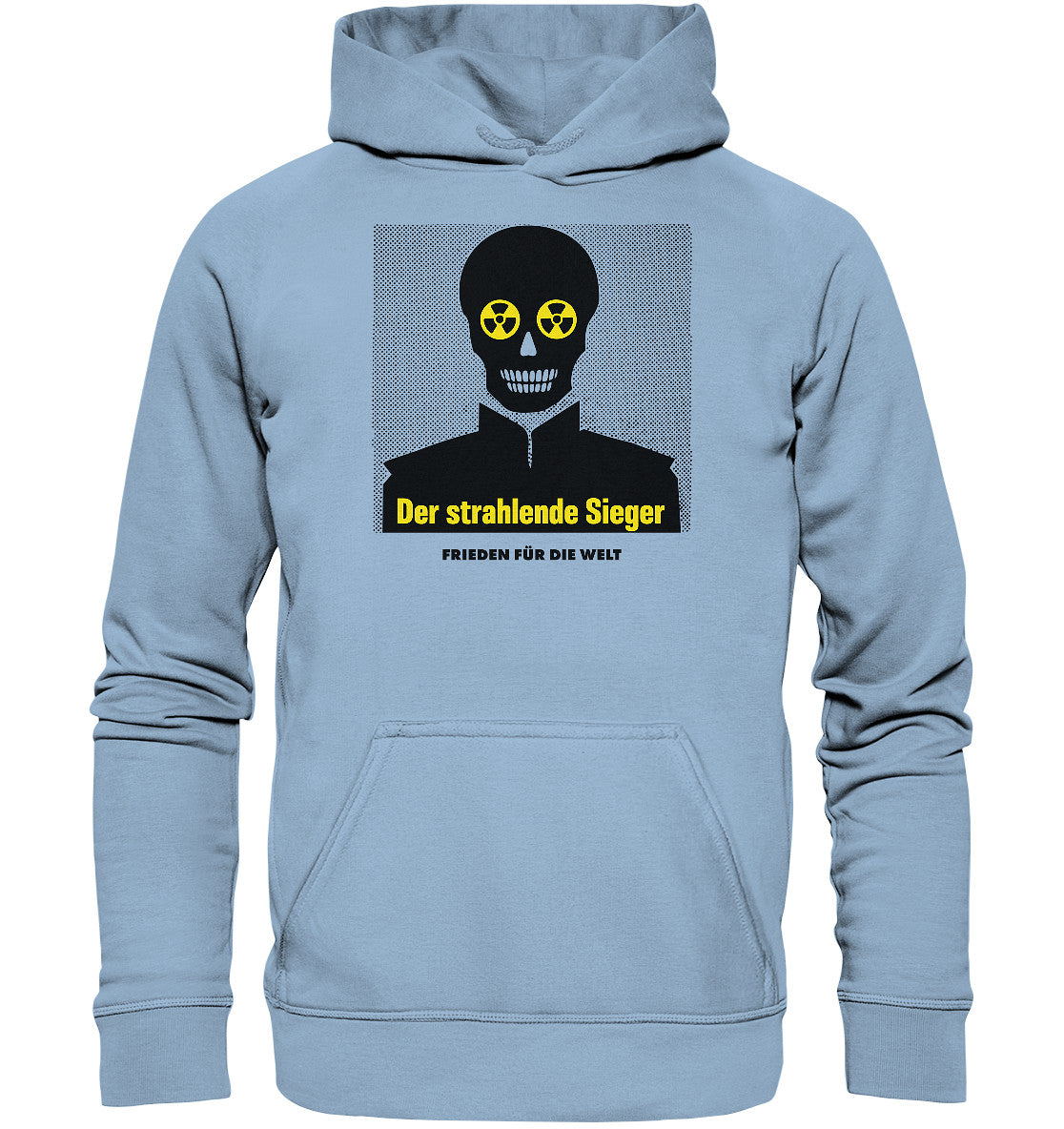 PREMIUM HOODIE UNISEX • DER STRAHLENDE SIEGER - FRIEDEN FÜR DIE WELT!