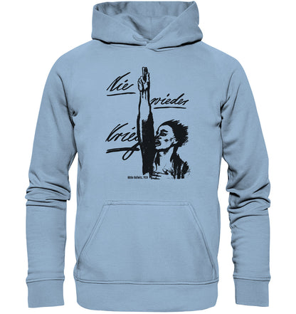 PREMIUM HOODIE UNISEX • NIE WIEDER KRIEG - KÄTHE KOLLWITZ