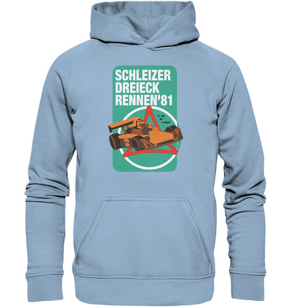 PREMIUM HOODIE UNISEX • SCHLEIZER DREIECK-RENNEN 1981