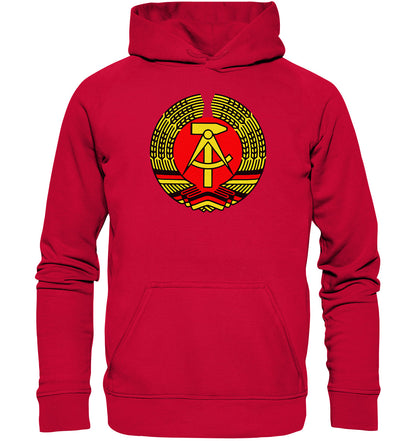 PREMIUM HOODIE UNISEX • DDR EMBLEM