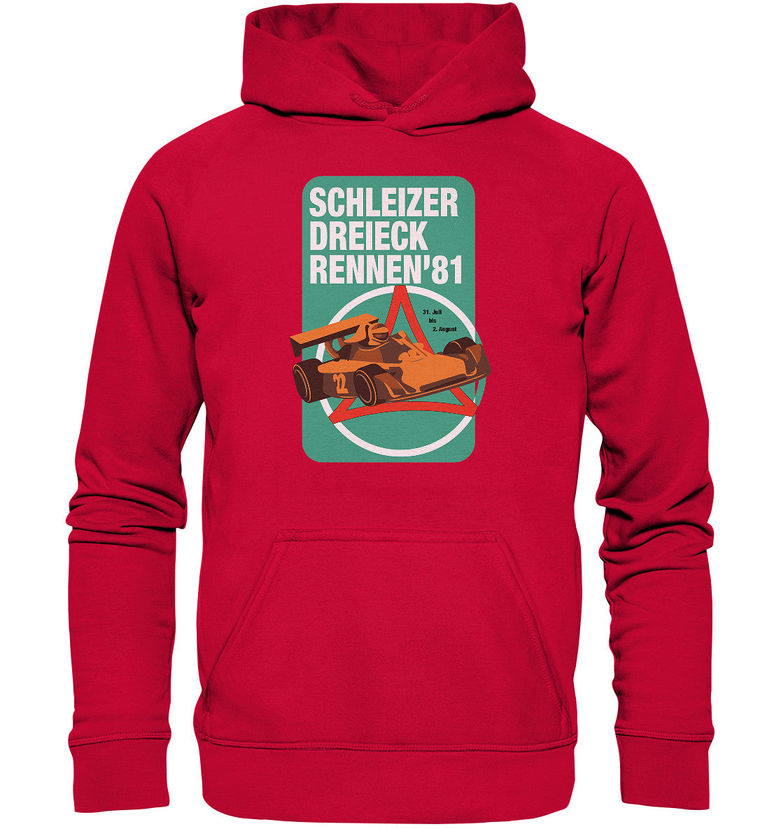 PREMIUM HOODIE UNISEX • SCHLEIZER DREIECK-RENNEN 1981