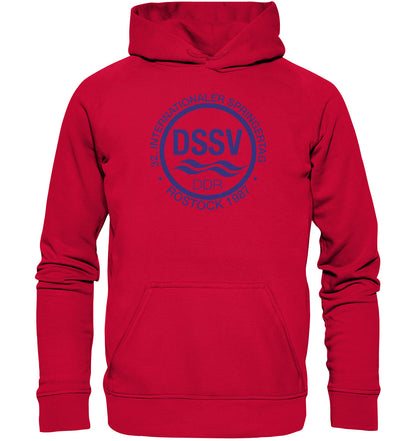 PREMIUM HOODIE UNISEX • INTERNATIONALER SPRINGERTAG - ROSTOCK 1987 - hell