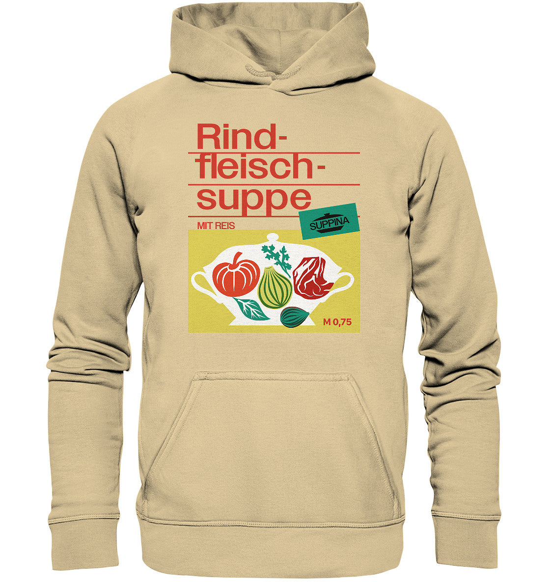 PREMIUM HOODIE UNISEX • RINDFLEISCHSUPPE SUPPINA