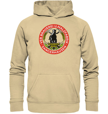 PREMIUM HOODIE UNISEX • VEB BRAUEREI SANGERHAUSEN - MAMMUT BRÄU