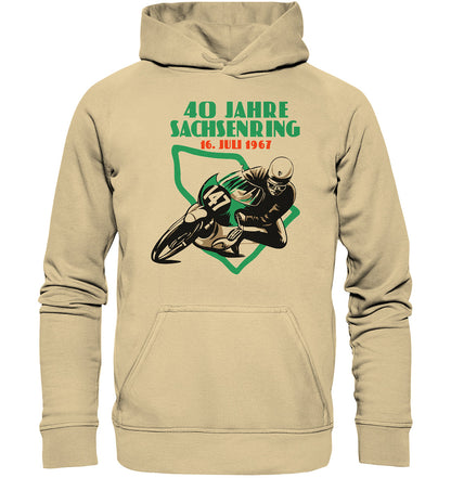 PREMIUM HOODIE UNISEX • 40 JAHRE SACHSENRING 1967