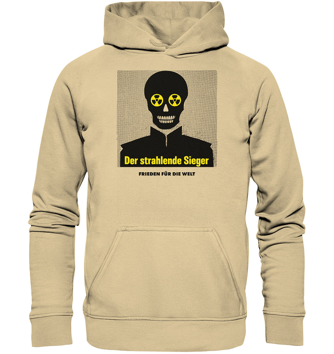 PREMIUM HOODIE UNISEX • DER STRAHLENDE SIEGER - FRIEDEN FÜR DIE WELT!