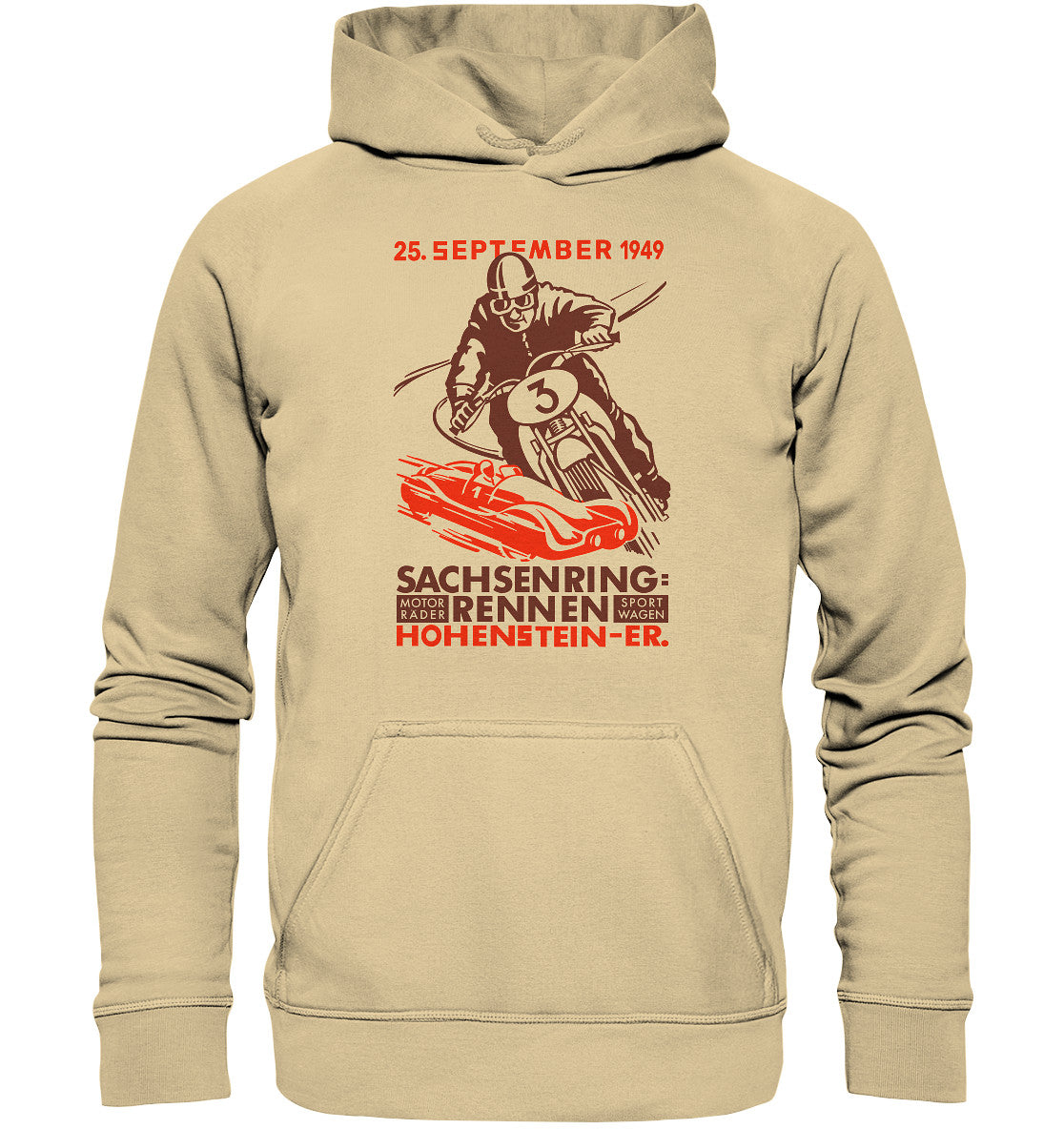 PREMIUM HOODIE UNISEX • SACHSENRING-RENNEN 1949