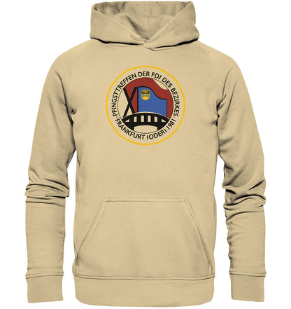 PREMIUM HOODIE UNISEX • FDJ PFINGSTTREFFEN FRANKFURT ODER - 1981