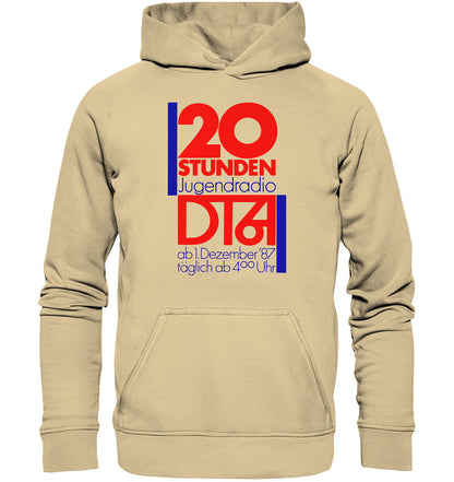 PREMIUM HOODIE UNISEX • 20 STUNDEN JUGENDRADIO DT64