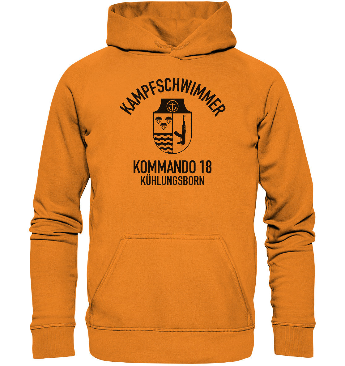 PREMIUM HOODIE UNISEX • DDR KAMPFSCHWIMMER KÜHLUNGSBORN - hell