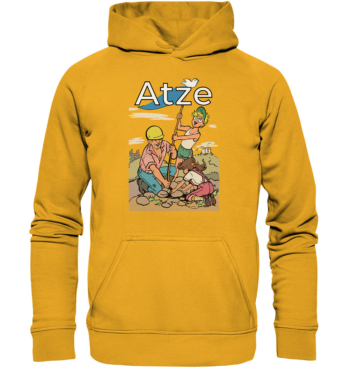 PREMIUM HOODIE UNISEX • ATZE - TITEL FRIEDENSFLAGGE